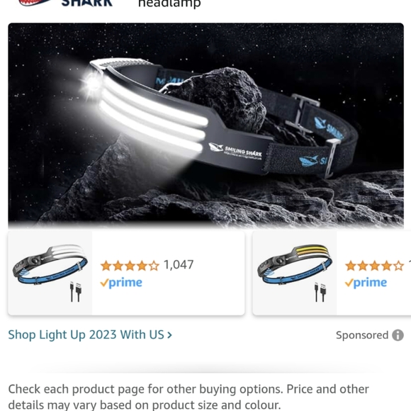 Lanlelin Rechargeable Headlamps (2) - Picture 3 of 3